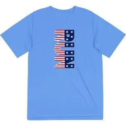 Men's Running Short Sleeve Tech Tee - Patriotic Run 16 Men's Running Short Sleeve Tech Tee - Patriotic Run -goneforarun Sales 2023 tr 40992 LIGHTBLUE FLAT