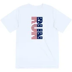 Men's Running Short Sleeve Tech Tee - Patriotic Run 19 Men's Running Short Sleeve Tech Tee - Patriotic Run -goneforarun Sales 2023 tr 40992 WHITE FLAT