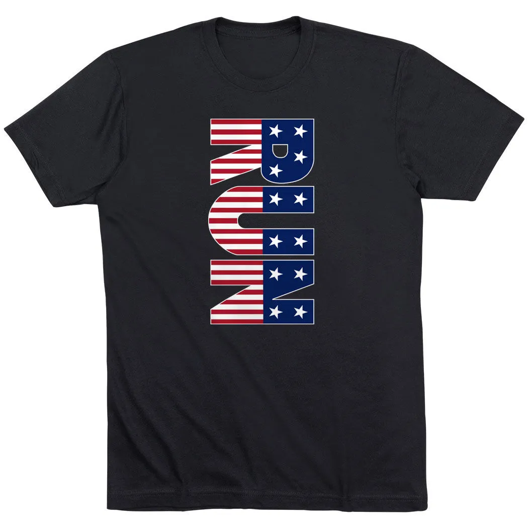 Running Short Sleeve T-Shirt - Patriotic Run 7 Running Short Sleeve T-Shirt - Patriotic Run - Image 5