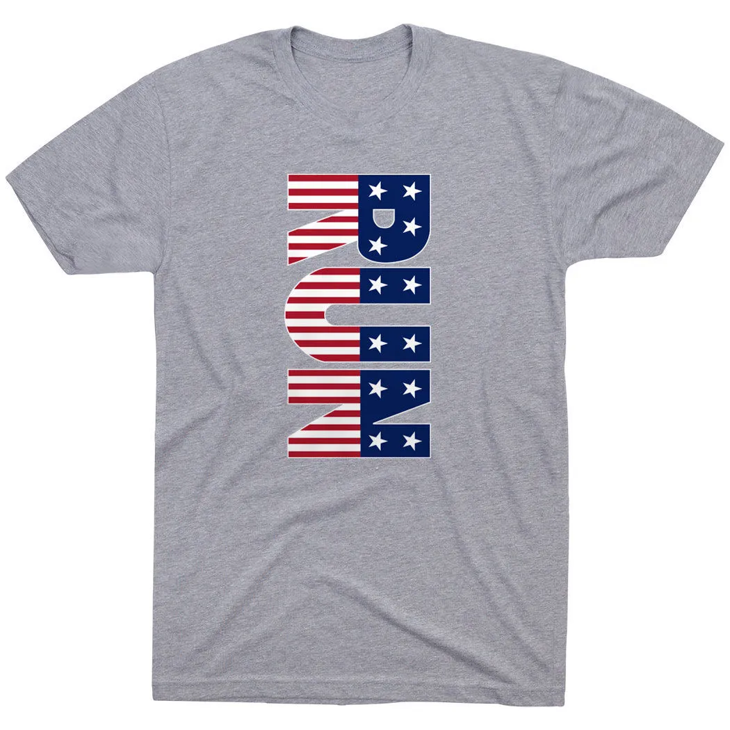 Running Short Sleeve T-Shirt - Patriotic Run 10 Running Short Sleeve T-Shirt - Patriotic Run - Image 8