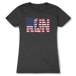 Women's Everyday Runners Tee - Run Girl USA -goneforarun Sales 2023 tr 41016 CHARCOAL