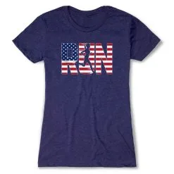 Women's Everyday Runners Tee - Run Girl USA -goneforarun Sales 2023 tr 41016 STORMINDIGO