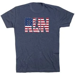 Running Short Sleeve T-Shirt - Run Girl USA 24 Running Short Sleeve T-Shirt - Run Girl USA -goneforarun Sales 2023 tr 41018 NAVY FLAT