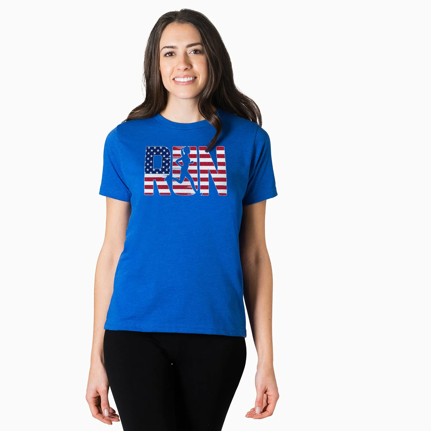 Running Short Sleeve T-Shirt - Run Girl USA 4 Running Short Sleeve T-Shirt - Run Girl USA - Image 2