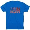 Running Short Sleeve T-Shirt - Run Girl USA 2 Running Short Sleeve T-Shirt - Run Girl USA -goneforarun Sales 2023 tr 41018 ROYAL FLAT