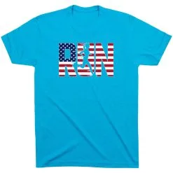 Running Short Sleeve T-Shirt - Run Girl USA 26 Running Short Sleeve T-Shirt - Run Girl USA -goneforarun Sales 2023 tr 41018 TURQUOISE FLAT