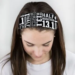 Running Multifunctional Headwear - 13.1 Math Miles RokBAND -goneforarun Sales 2023 tr 41030 BLACK FEMALE1