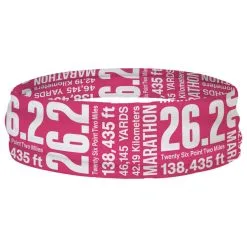 Running Multifunctional Headwear - 26.2 Math Miles RokBAND -goneforarun Sales 2023 tr 41031 HOTPINK RING