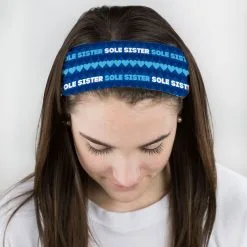Running Multifunctional Headwear - Sole Sister Repeat RokBAND -goneforarun Sales 2023 tr 41055 BLUE FEMALE1
