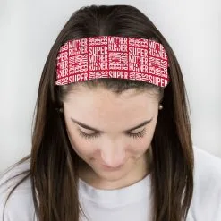 Running Multifunctional Headwear - Super Mother Runner Repeat RokBAND -goneforarun Sales 2023 tr 41056 RED FEMALE1