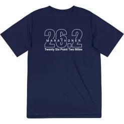 Men's Running Short Sleeve Tech Tee - Marathoner 26.2 Miles