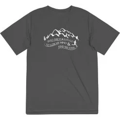 Men's Running Short Sleeve Tech Tee - Into The Forest I Go -goneforarun Sales 2023 tr 41232 GRAPHITE FLAT