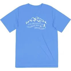 Men's Running Short Sleeve Tech Tee - Into The Forest I Go -goneforarun Sales 2023 tr 41232 LIGHTBLUE FLAT