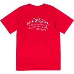 Men's Running Short Sleeve Tech Tee - Into The Forest I Go