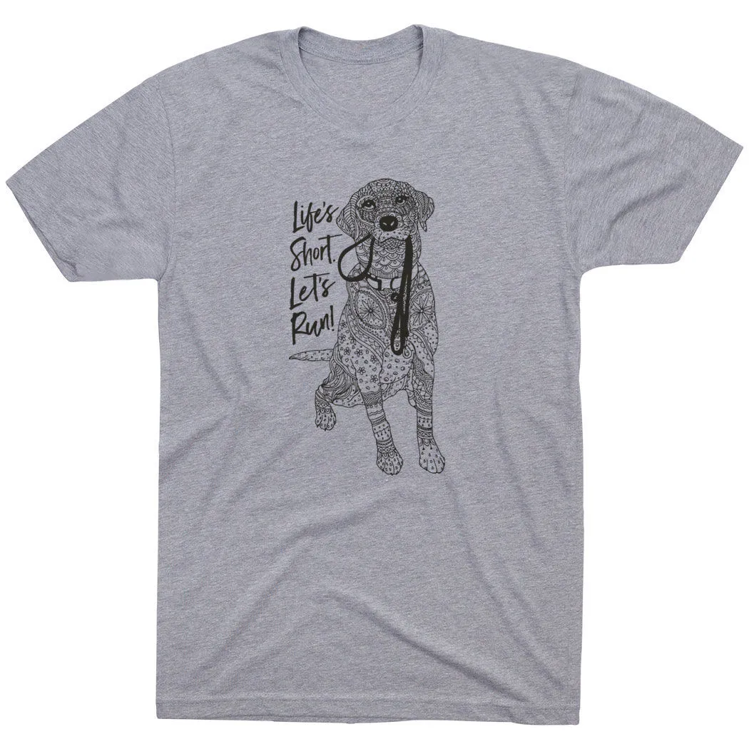 Running Short Sleeve T-Shirt - Life's Short. Let's Run! 7 Running Short Sleeve T-Shirt - Life's Short. Let's Run! - Image 5