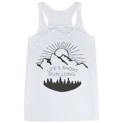 Flowy Racerback Tank Top - Life's Short Run Long (Mountains) 19 Flowy Racerback Tank Top - Life's Short Run Long (Mountains) -goneforarun Sales 2023 tr 41247 WHITE MAIN
