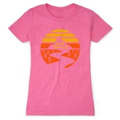 Women's Everyday Runners Tee - Run Trails Sunset 17 Women's Everyday Runners Tee - Run Trails Sunset -goneforarun Sales 2023 tr 41268 HOTPINK