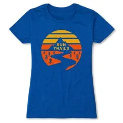 Women's Everyday Runners Tee - Run Trails Sunset 20 Women's Everyday Runners Tee - Run Trails Sunset -goneforarun Sales 2023 tr 41268 ROYAL