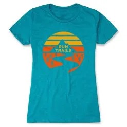 Women's Everyday Runners Tee - Run Trails Sunset 22 Women's Everyday Runners Tee - Run Trails Sunset -goneforarun Sales 2023 tr 41268 TEAL