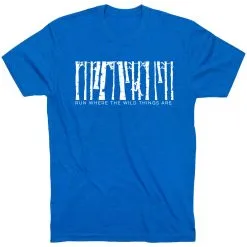 Running Short Sleeve T-Shirt - Run Where The Wild Things Are -goneforarun Sales 2023 tr 41278 ROYAL FLAT