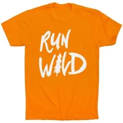 Running Short Sleeve T-Shirt - Run Wild Sketch -goneforarun Sales 2023 tr 41290 ORANGE FLAT