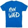 Running Short Sleeve T-Shirt - Run Wild Sketch -goneforarun Sales 2023 tr 41290 ROYAL FLAT