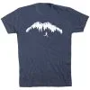 Running Short Sleeve T-Shirt - Trail Runner In The Mountains (Male) -goneforarun Sales 2023 tr 41330 NAVY FLAT