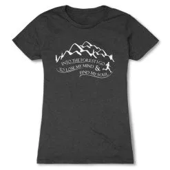 Women's Everyday Runners Tee - Into The Forest I Go -goneforarun Sales 2023 tr 41334 CHARCOAL