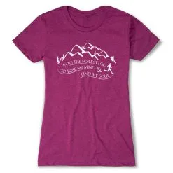 Women's Everyday Runners Tee - Into The Forest I Go -goneforarun Sales 2023 tr 41334 LUSHBERRY