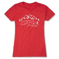 Women's Everyday Runners Tee - Into The Forest I Go -goneforarun Sales 2023 tr 41334 RED