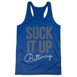 Women's Racerback Performance Tank Top - Suck It Up Buttercup -goneforarun Sales 2023 tr 41419 ROYAL MAIN