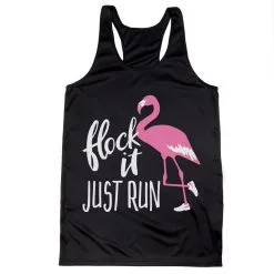 Women's Racerback Performance Tank Top - Flock It Just Run -goneforarun Sales 2023 tr 41435 BLACK MAIN