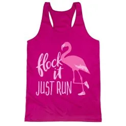 Women's Racerback Performance Tank Top - Flock It Just Run -goneforarun Sales 2023 tr 41435 PINK MAIN