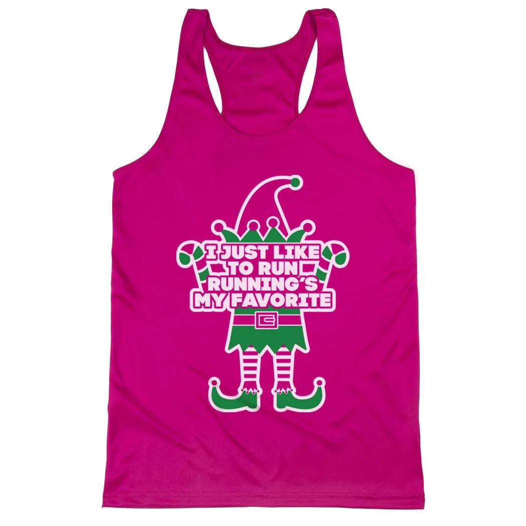 Women's Racerback Performance Tank Top - Running's My Favorite 9 Women's Racerback Performance Tank Top - Running's My Favorite - Image 7