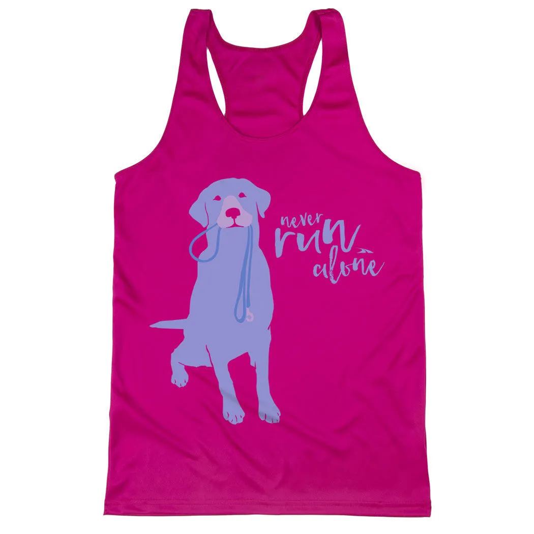 Women's Racerback Performance Tank Top - Never Run Alone 9 Women's Racerback Performance Tank Top - Never Run Alone - Image 7