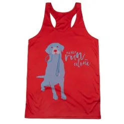 Women's Racerback Performance Tank Top - Never Run Alone 19 Women's Racerback Performance Tank Top - Never Run Alone -goneforarun Sales 2023 tr 41445 RED MAIN