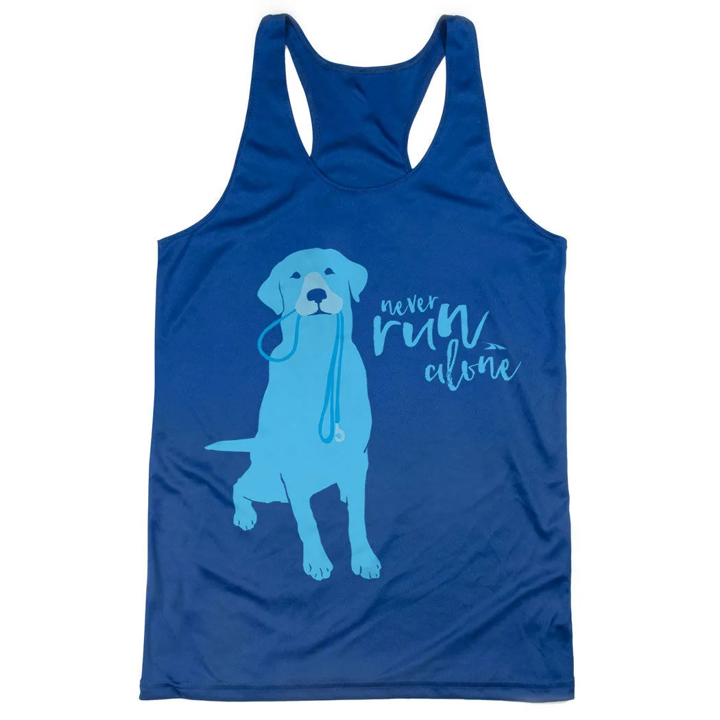 Women's Racerback Performance Tank Top - Never Run Alone 11 Women's Racerback Performance Tank Top - Never Run Alone - Image 9