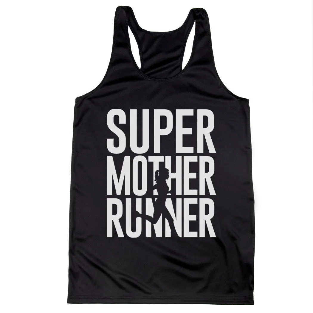 Women's Racerback Performance Tank Top - Super Mother Runner 8 Women's Racerback Performance Tank Top - Super Mother Runner - Image 6