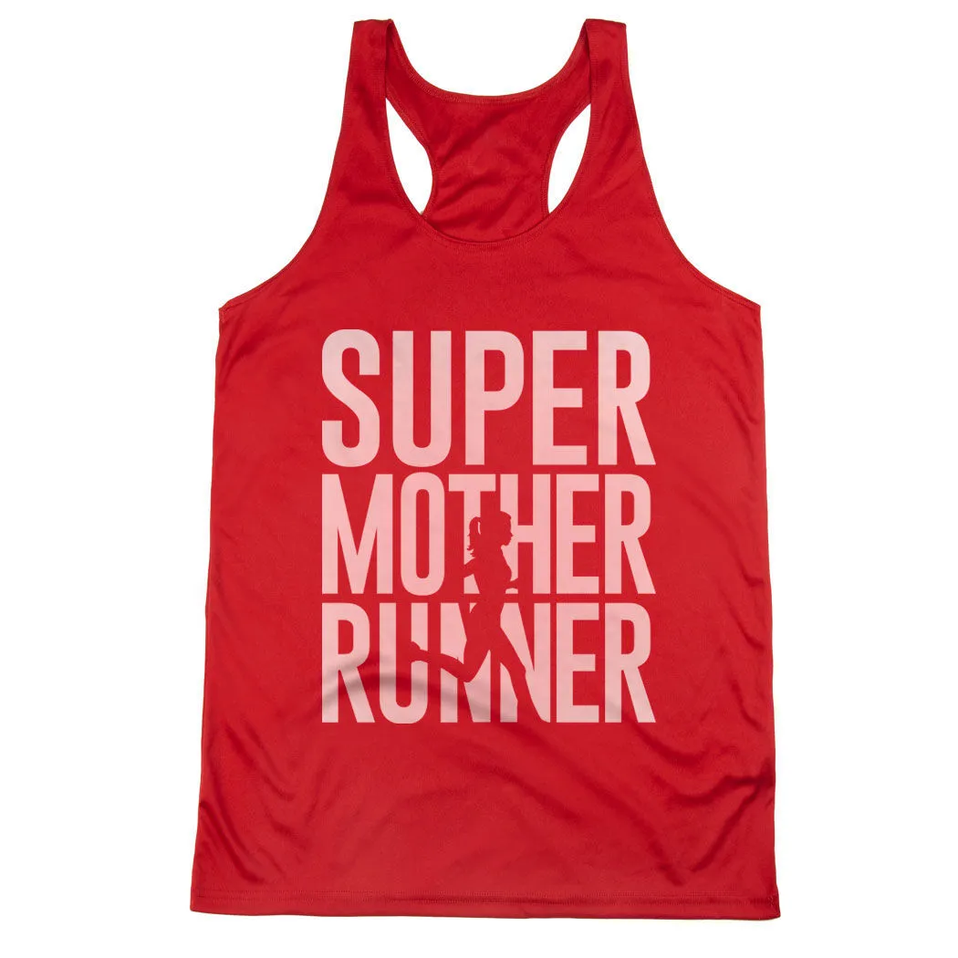 Women's Racerback Performance Tank Top - Super Mother Runner 10 Women's Racerback Performance Tank Top - Super Mother Runner - Image 8