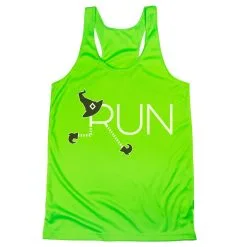 Women's Racerback Performance Tank Top - Let's Run For Halloween -goneforarun Sales 2023 tr 41450 LIME MAIN