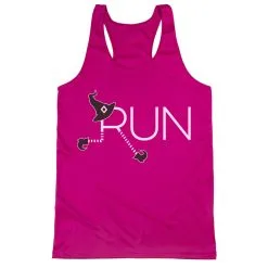 Women's Racerback Performance Tank Top - Let's Run For Halloween -goneforarun Sales 2023 tr 41450 PINK MAIN