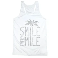 Women's Racerback Performance Tank Top - Smile Every Mile 21 Women's Racerback Performance Tank Top - Smile Every Mile -goneforarun Sales 2023 tr 41453 WHITE MAIN