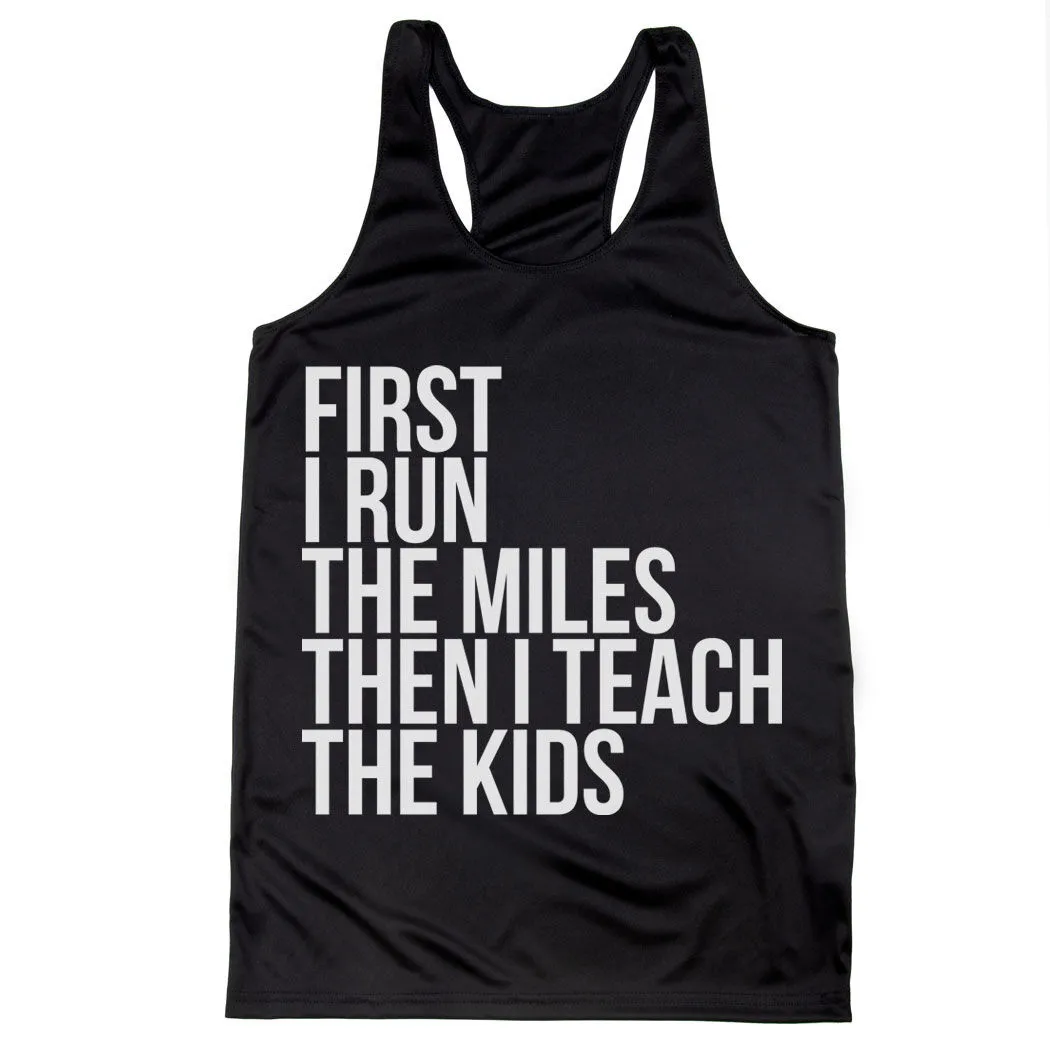 Women's Racerback Performance Tank Top - Then I Teach The Kids 8 Women's Racerback Performance Tank Top - Then I Teach The Kids - Image 6