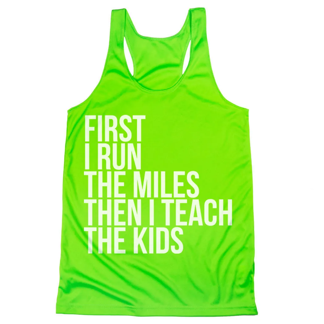 Women's Racerback Performance Tank Top - Then I Teach The Kids 9 Women's Racerback Performance Tank Top - Then I Teach The Kids - Image 7
