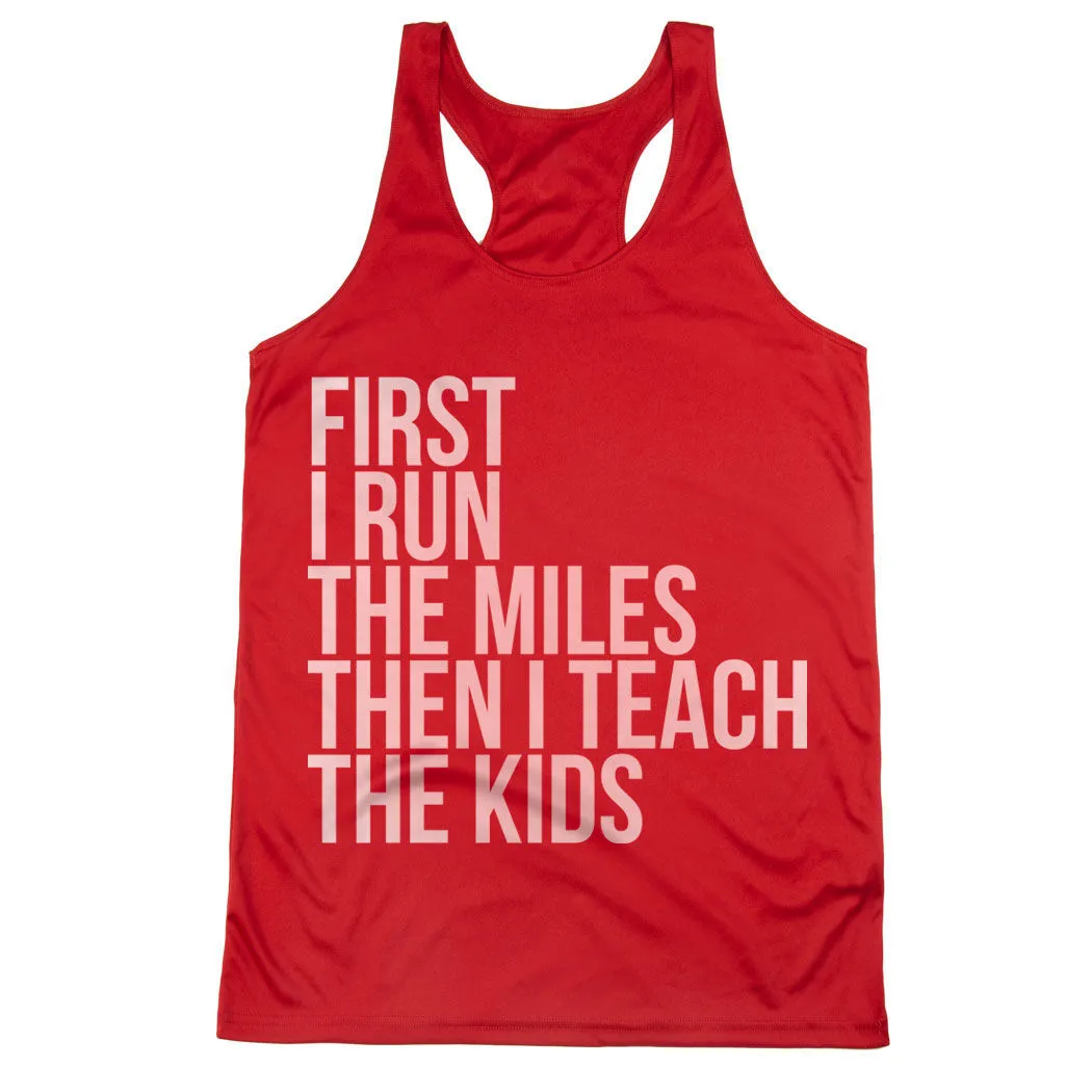 Women's Racerback Performance Tank Top - Then I Teach The Kids 10 Women's Racerback Performance Tank Top - Then I Teach The Kids - Image 8