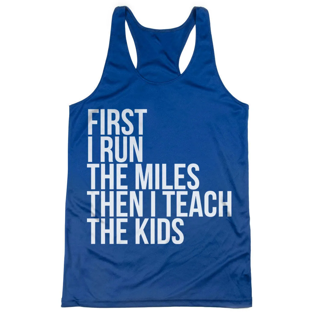 Women's Racerback Performance Tank Top - Then I Teach The Kids 11 Women's Racerback Performance Tank Top - Then I Teach The Kids - Image 9