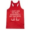 Women's Racerback Performance Tank Top - Running's My Favorite (Simple) 1 Women's Racerback Performance Tank Top - Running's My Favorite (Simple) -goneforarun Sales 2023 tr 41463 RED MAIN