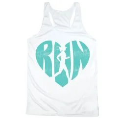 Women's Racerback Performance Tank Top - Love The Run 21 Women's Racerback Performance Tank Top - Love The Run -goneforarun Sales 2023 tr 41464 WHITE MAIN