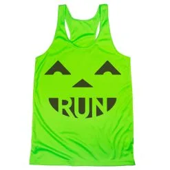 Women's Racerback Performance Tank Top - Pumpkin Run -goneforarun Sales 2023 tr 41471 LIME MAIN