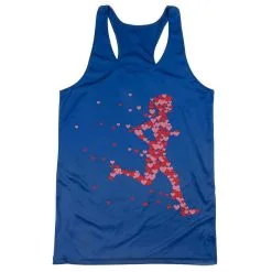 Women's Racerback Performance Tank Top - Heartfelt Runner Girl -goneforarun Sales 2023 tr 41472 ROYAL MAIN